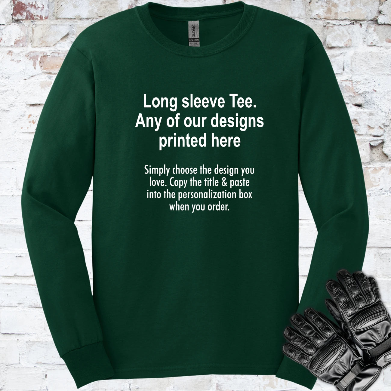 LONG SLEEVE TEE - ANY DESIGN