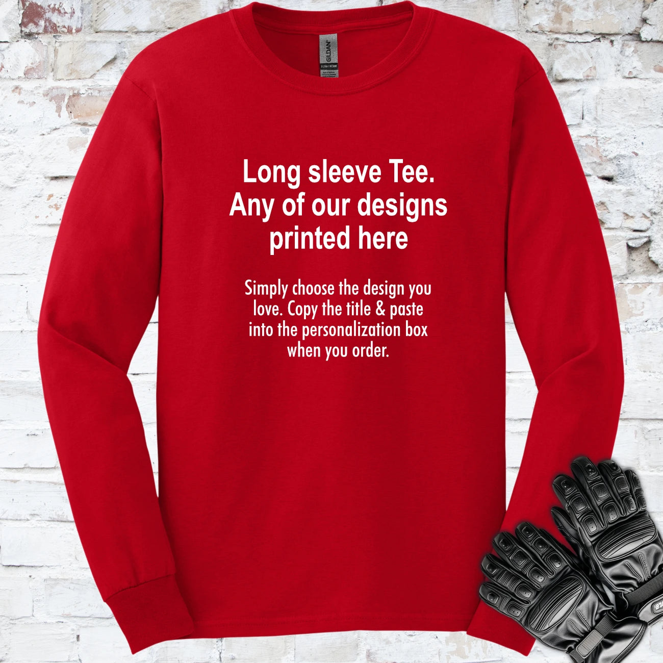 LONG SLEEVE TEE - ANY DESIGN