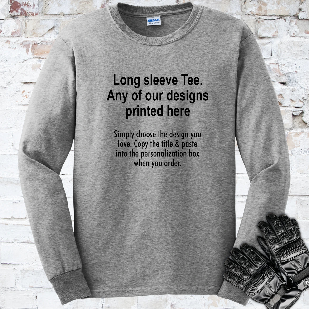 LONG SLEEVE TEE - ANY DESIGN