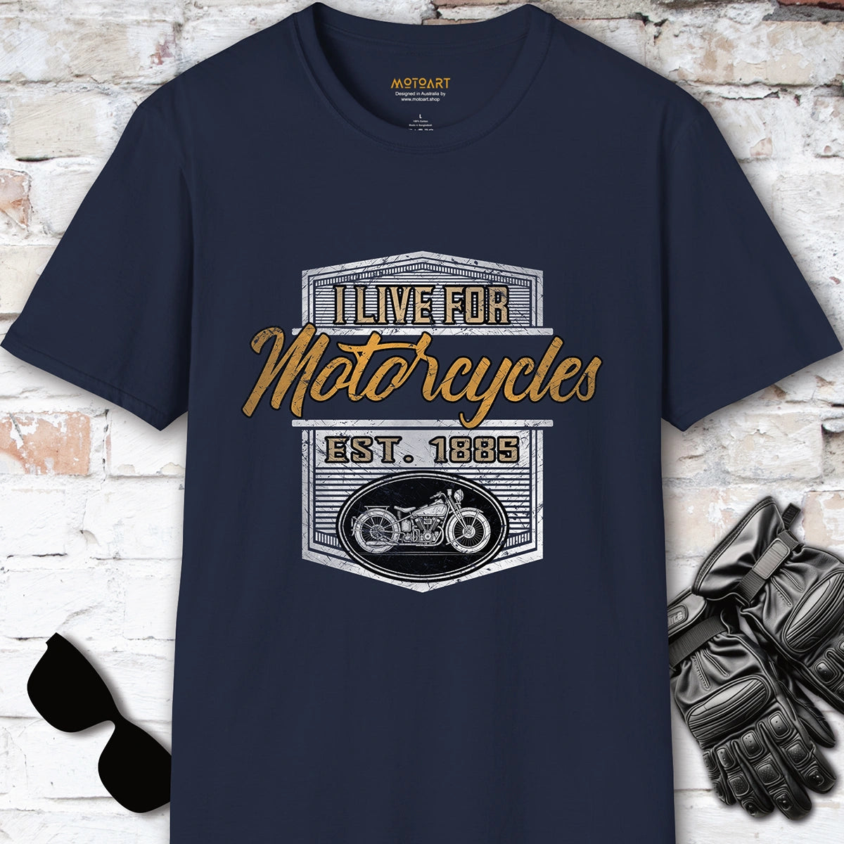 Motorcycles since 1885 #1 T-Shirt