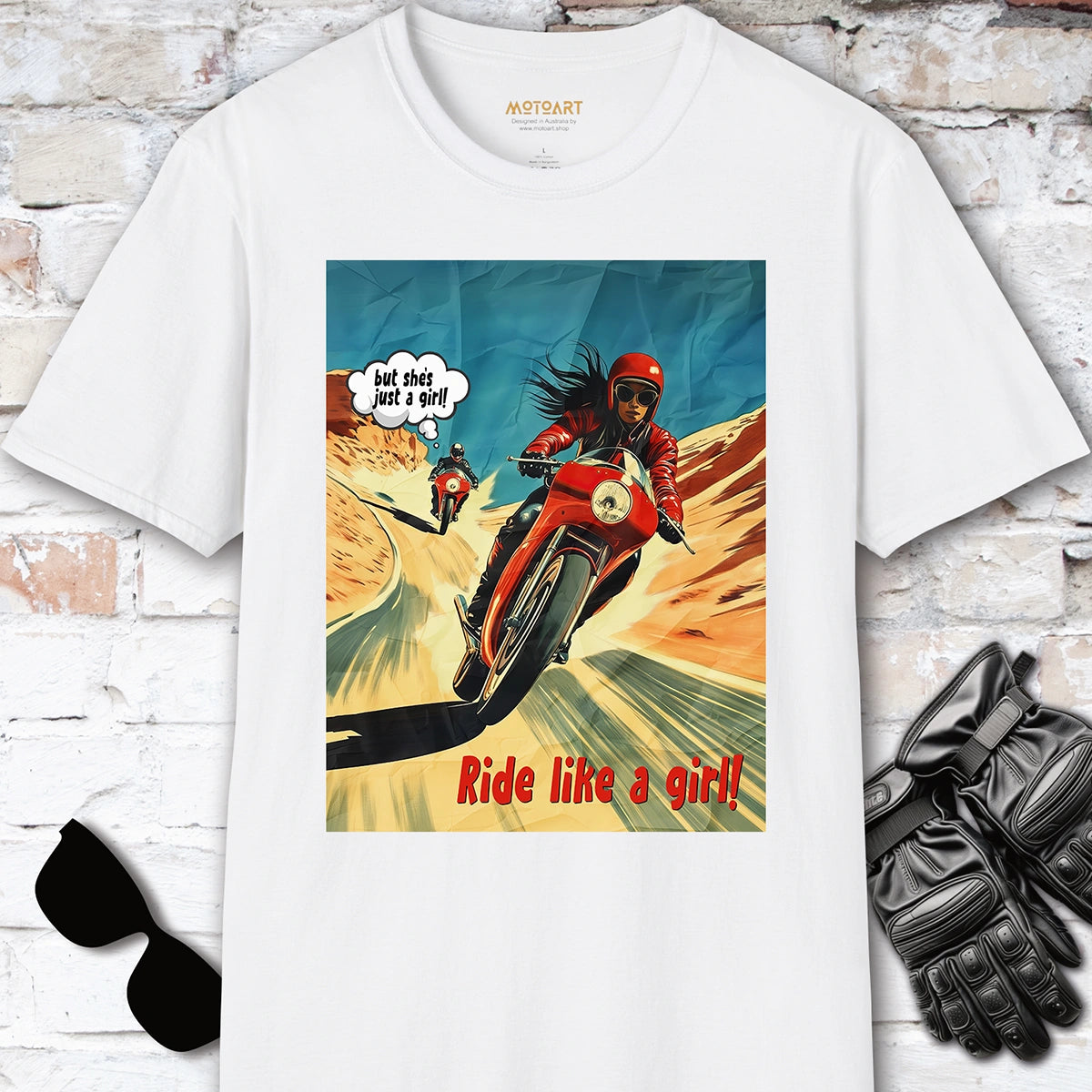 Ride like a Girl #17  T-Shirt
