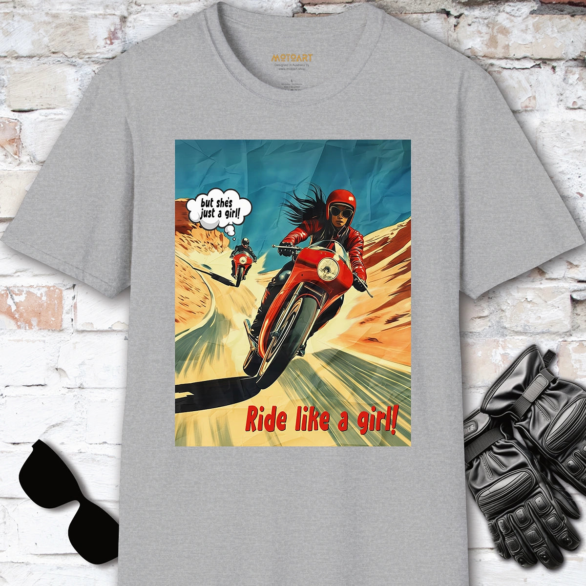 Ride like a Girl #17  T-Shirt
