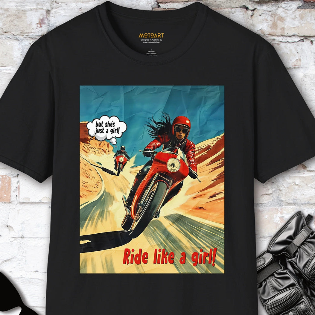 Ride like a Girl #17  T-Shirt