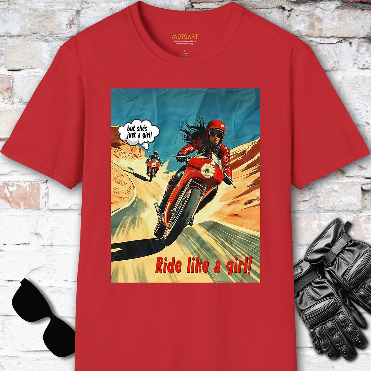 Ride like a Girl #17  T-Shirt