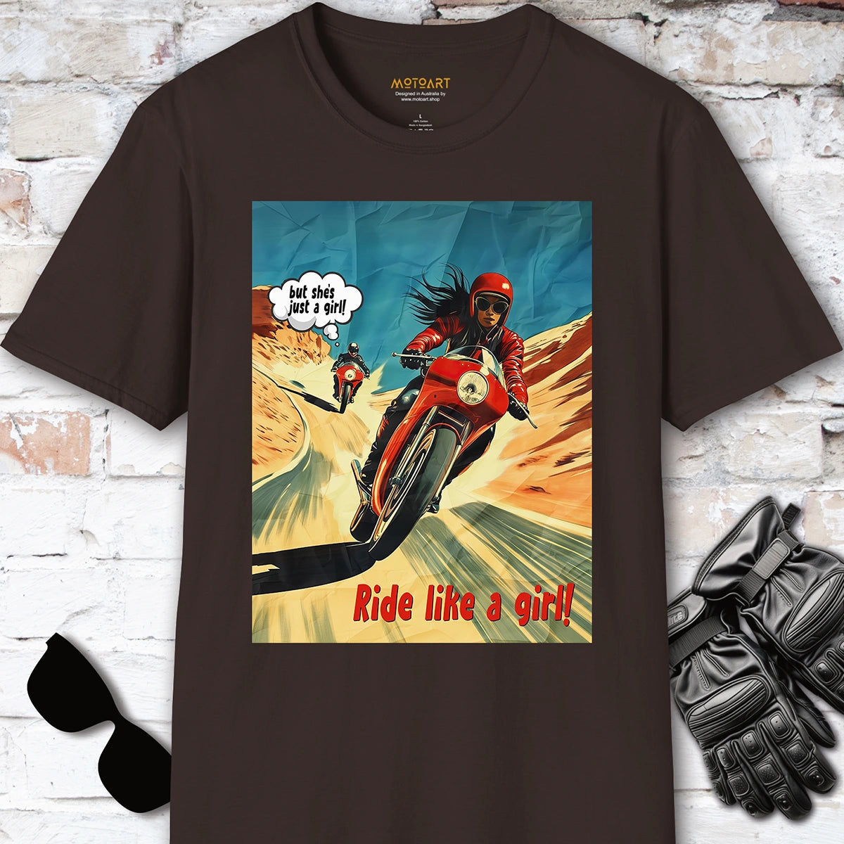 Ride like a Girl #17  T-Shirt