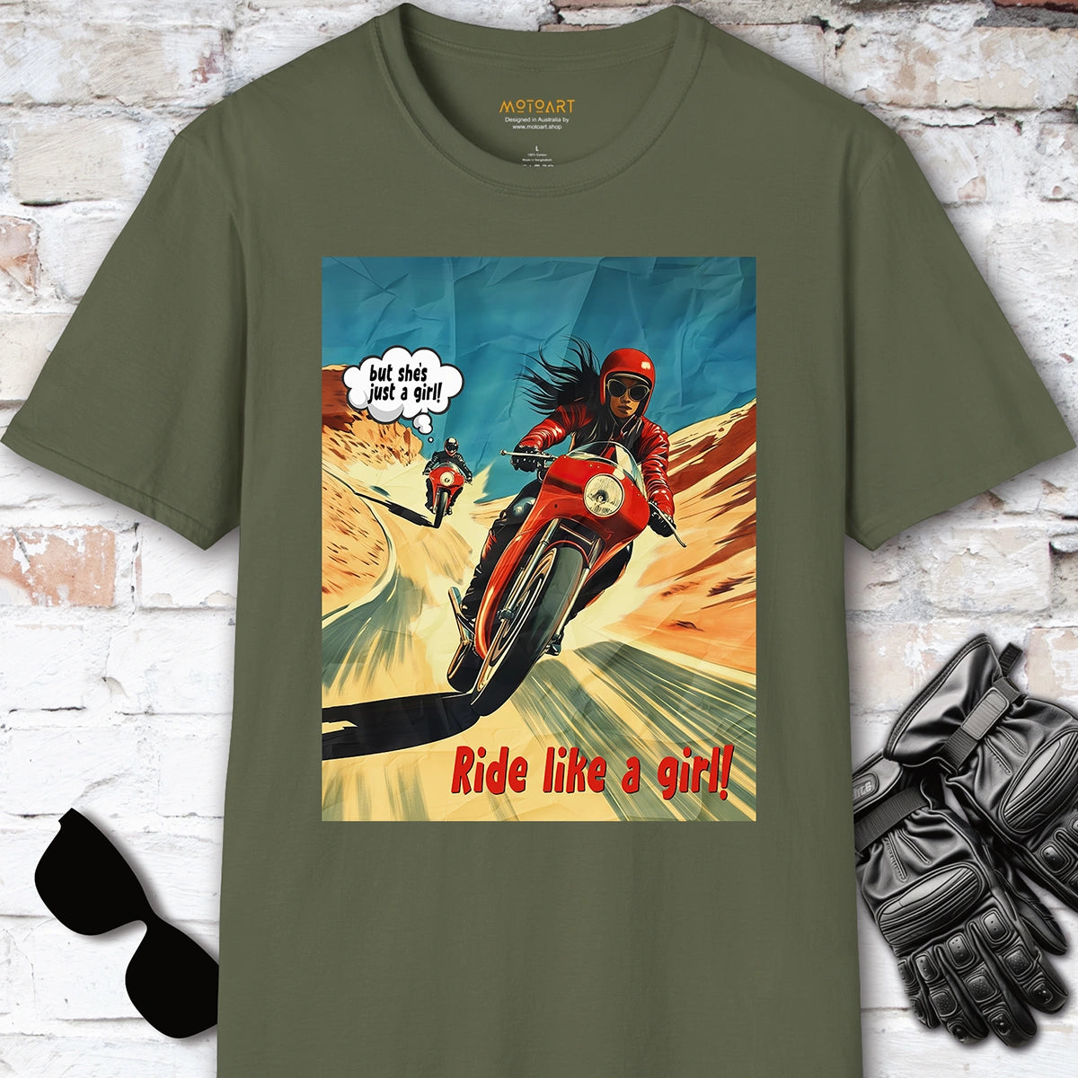 Ride like a Girl #17  T-Shirt