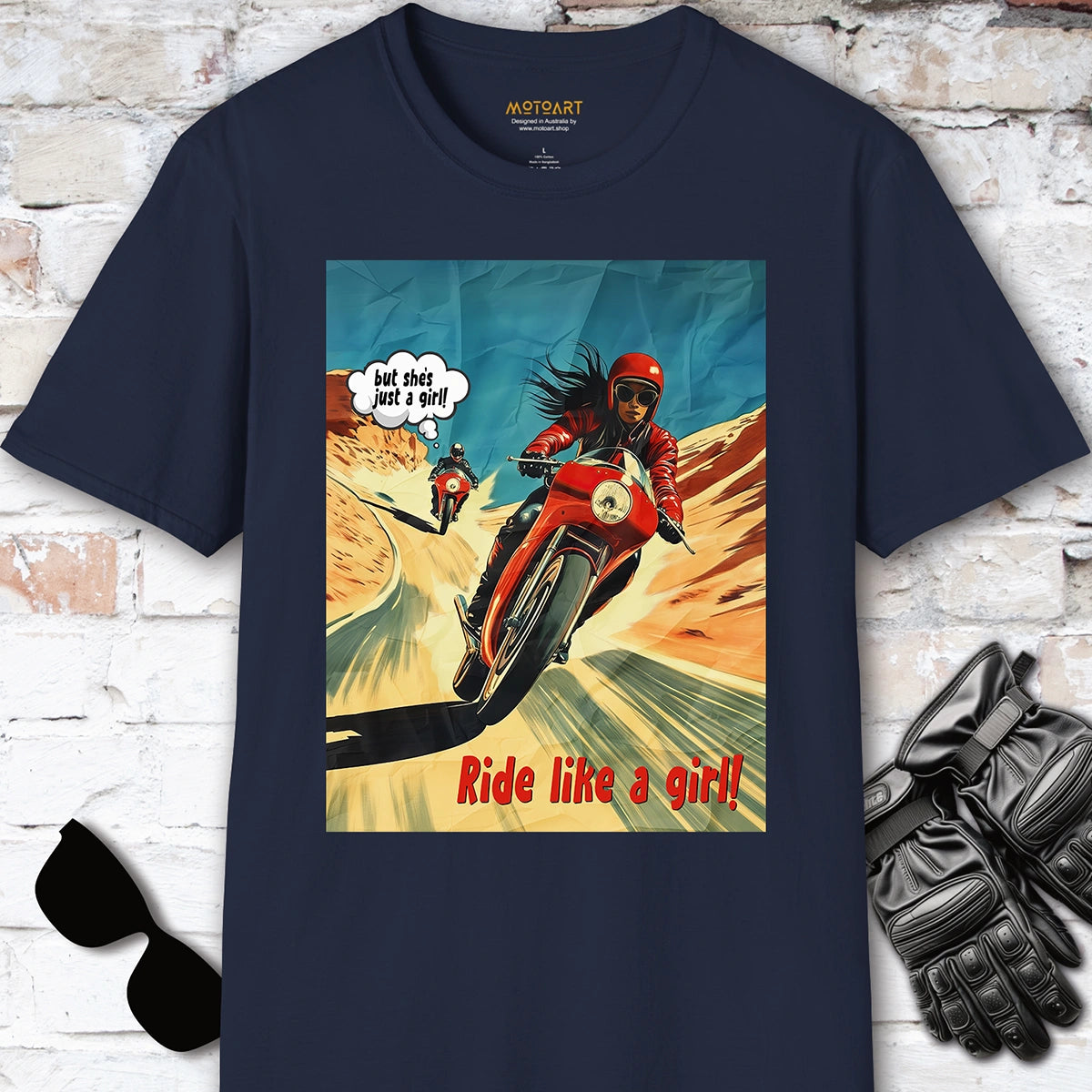 Ride like a Girl #17  T-Shirt