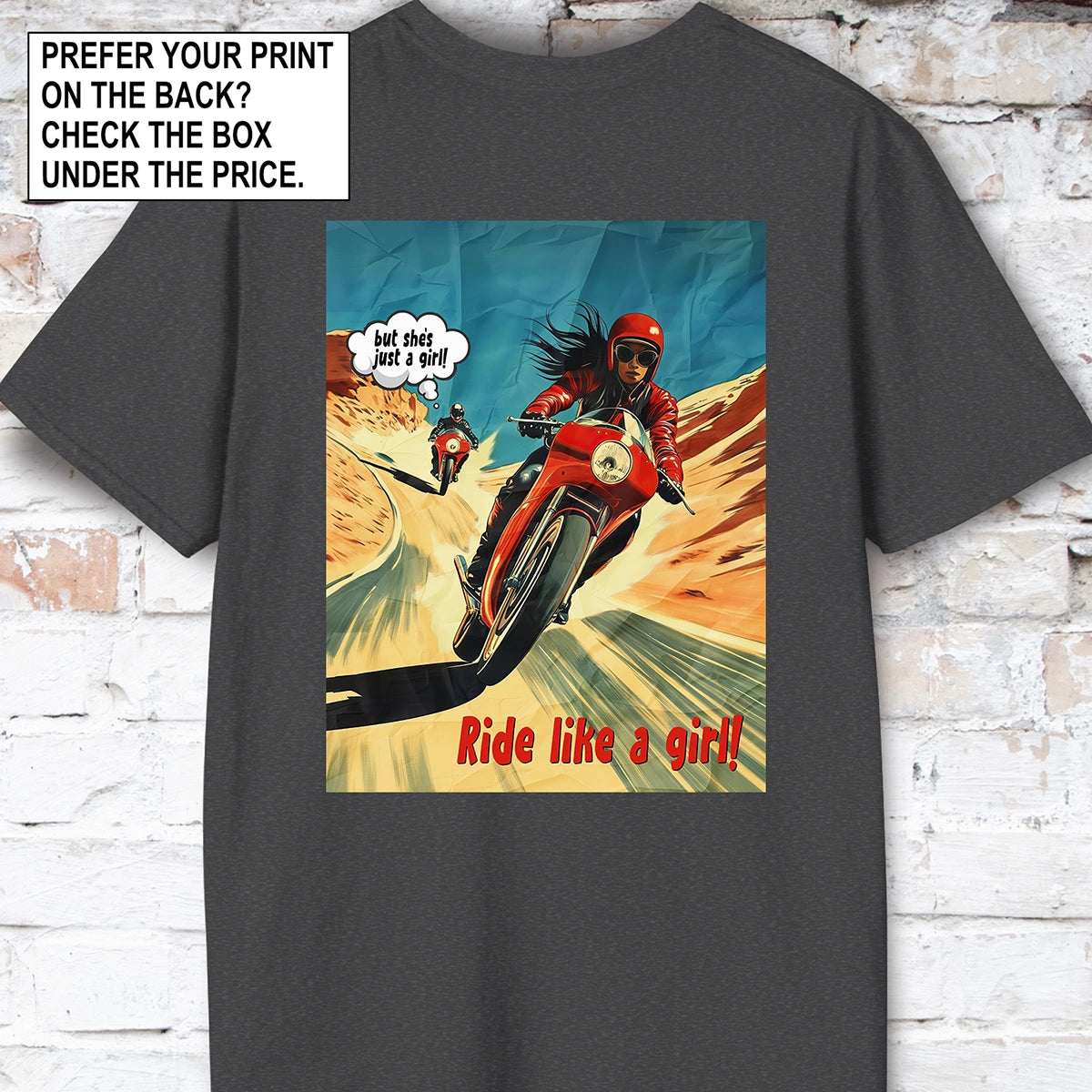 Ride like a Girl #17  T-Shirt