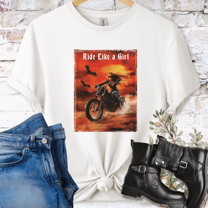 Ride like a Girl #5  Women's T-Shirt