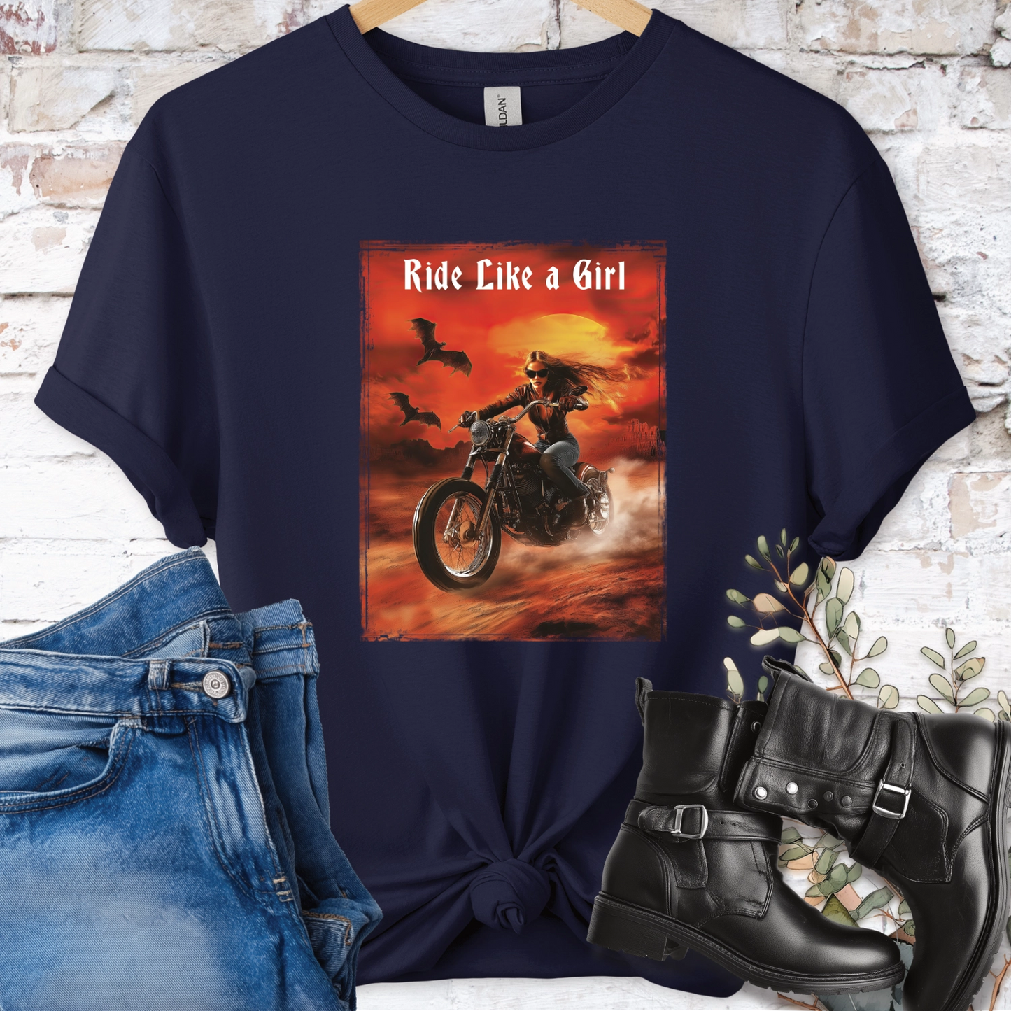 Ride like a Girl #5  Women's T-Shirt