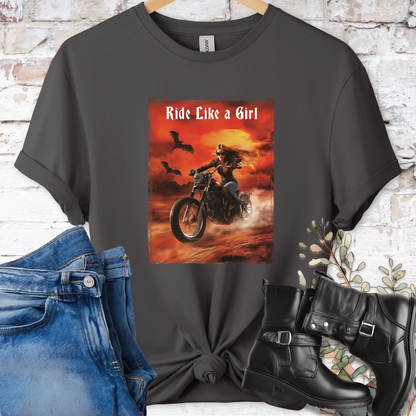 Ride like a Girl #5  Women's T-Shirt