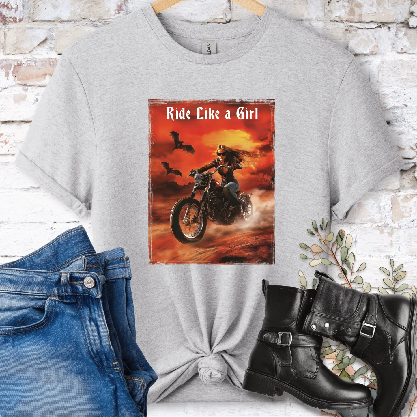 Ride like a Girl #5  Women's T-Shirt