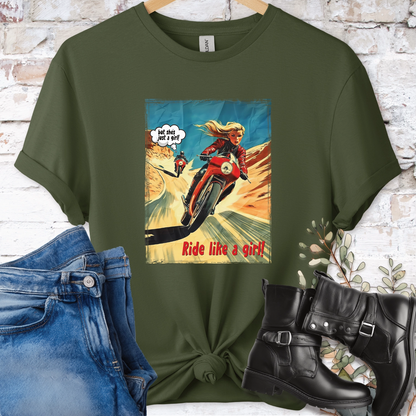 Ride like a Girl #6 Women's T-Shirt