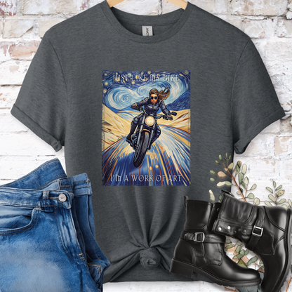 Just like my bike, I am a work of art #6 Women's T-Shirt