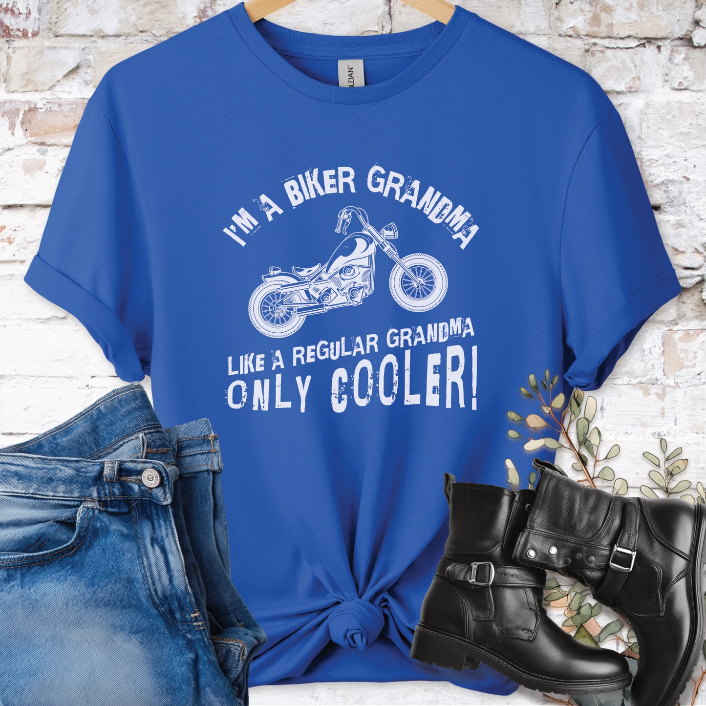 Biker Grandma unisex T shirt