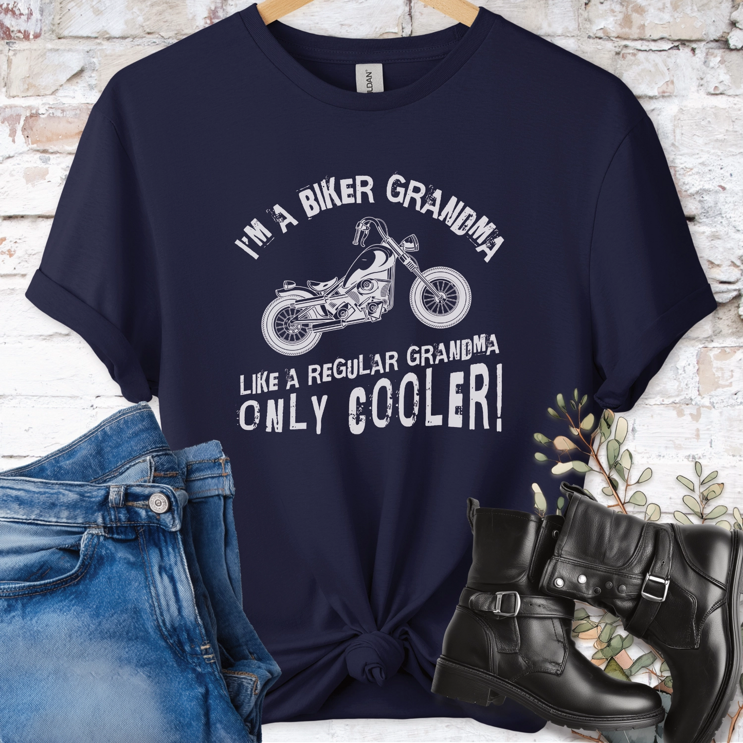 Biker Grandma unisex T shirt