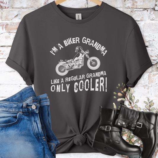 Biker Grandma unisex T shirt