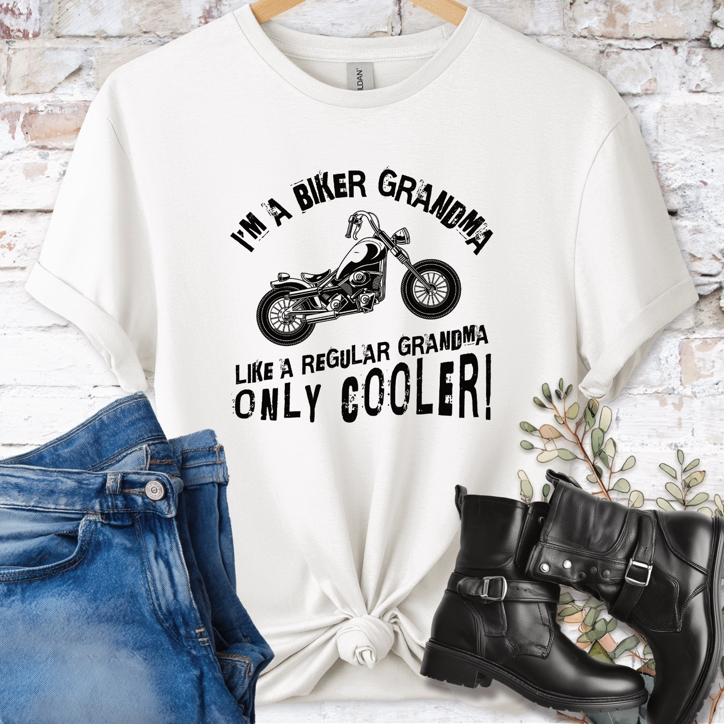 Biker Grandma unisex T shirt