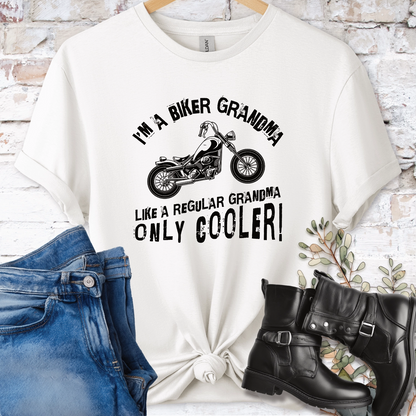 Biker Grandma unisex T shirt