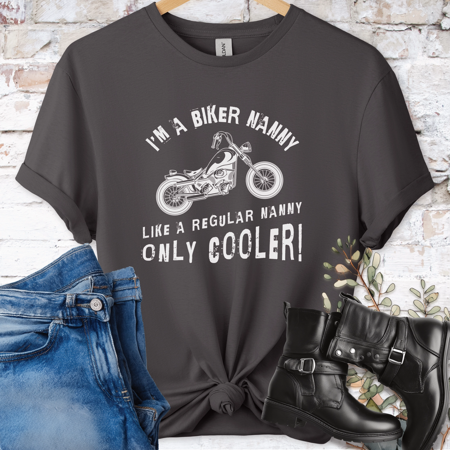 Biker Nanny unisex Women's T shirt