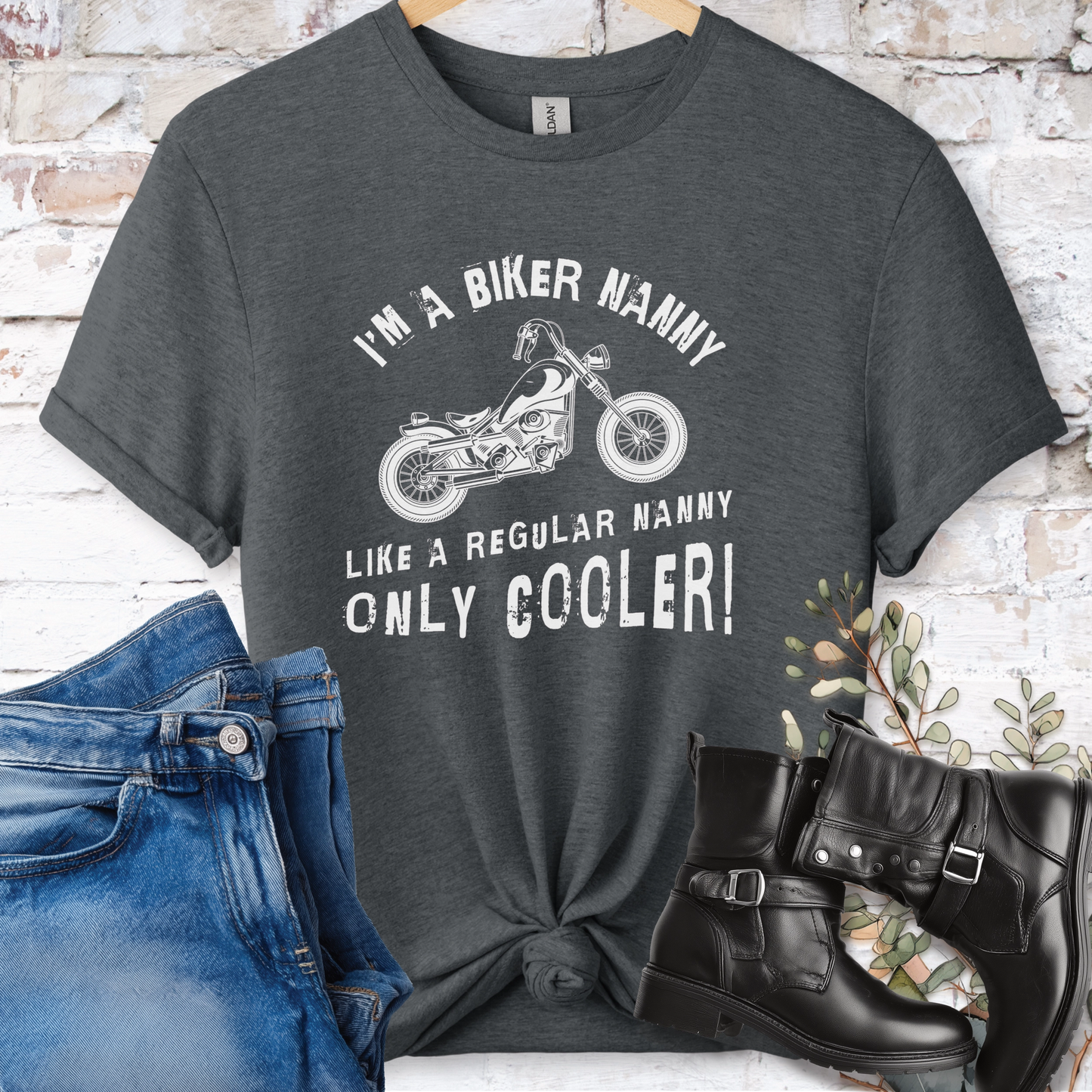 Biker Nanny unisex Women's T shirt