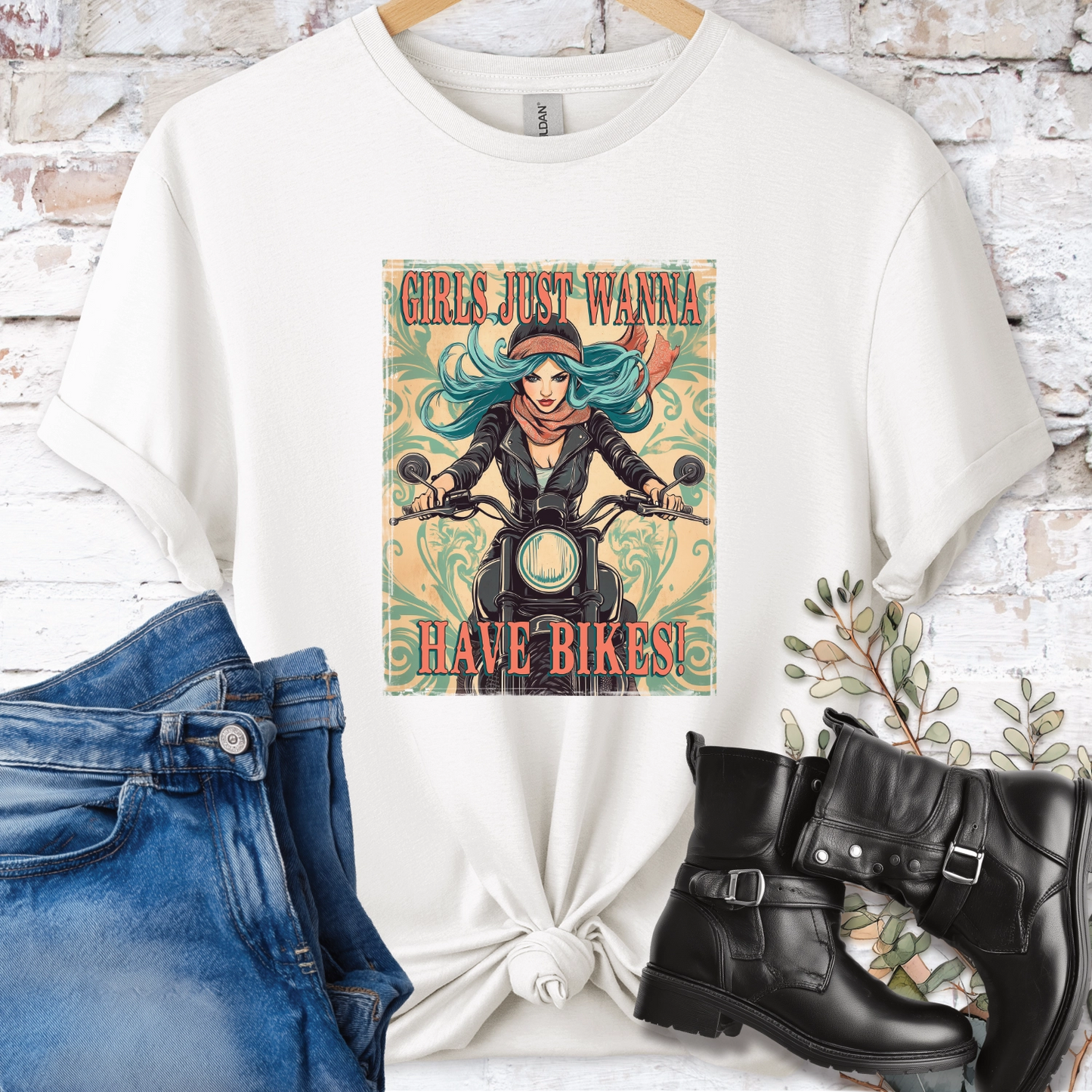 Girls just wanna have Bikes Women's T shirt