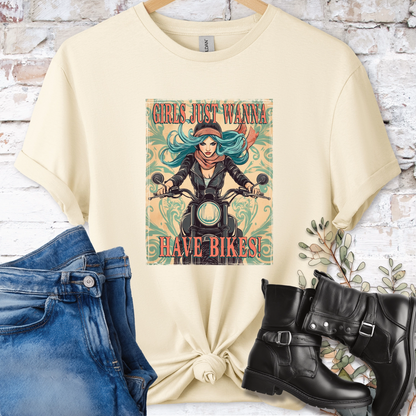Girls just wanna have Bikes Women's T shirt