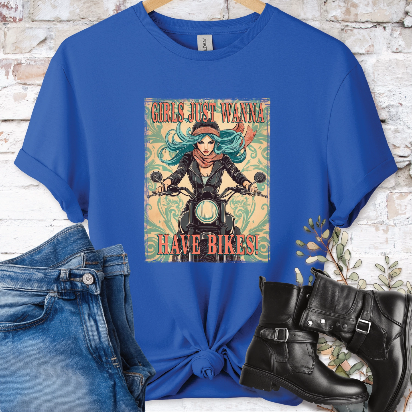 Girls just wanna have Bikes Women's T shirt