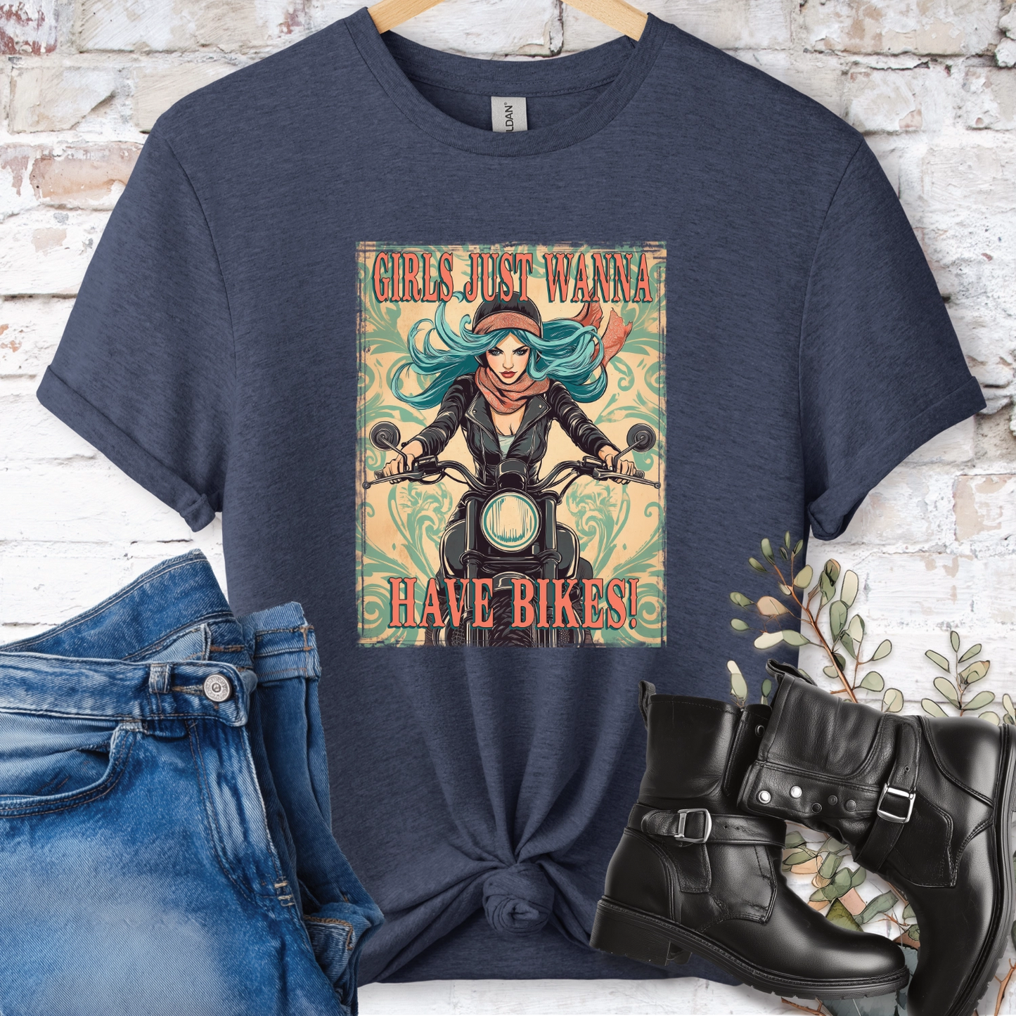 Girls just wanna have Bikes Women's T shirt