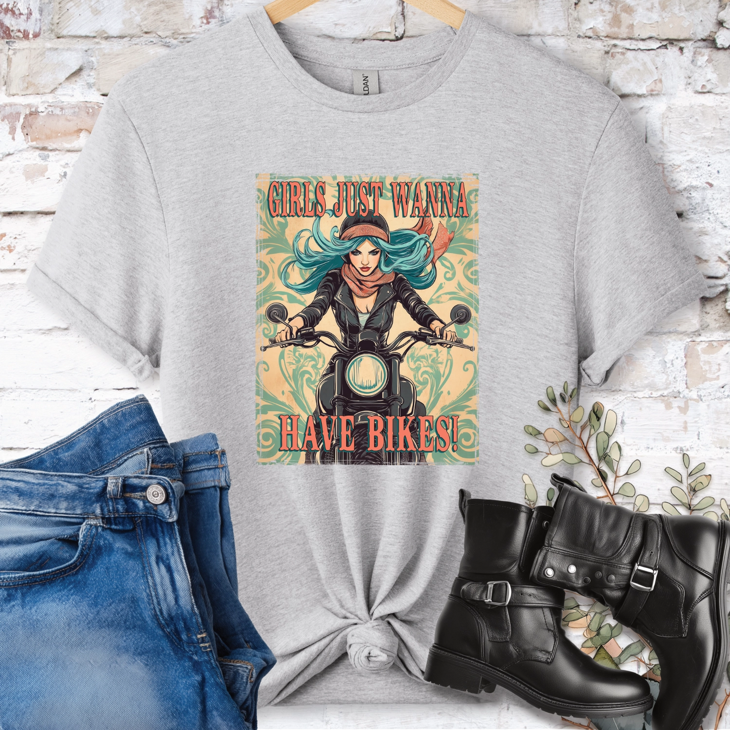 Girls just wanna have Bikes Women's T shirt
