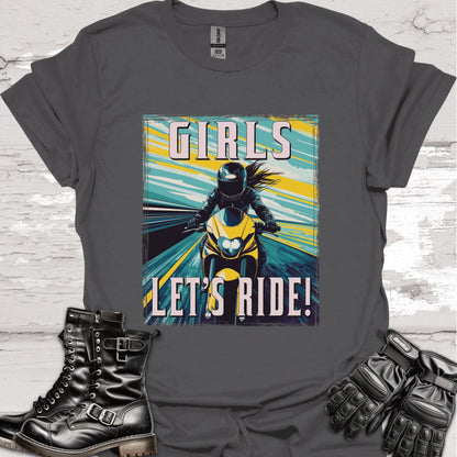 Girls Let's Ride #3 Unisex Softstyle T-Shirt