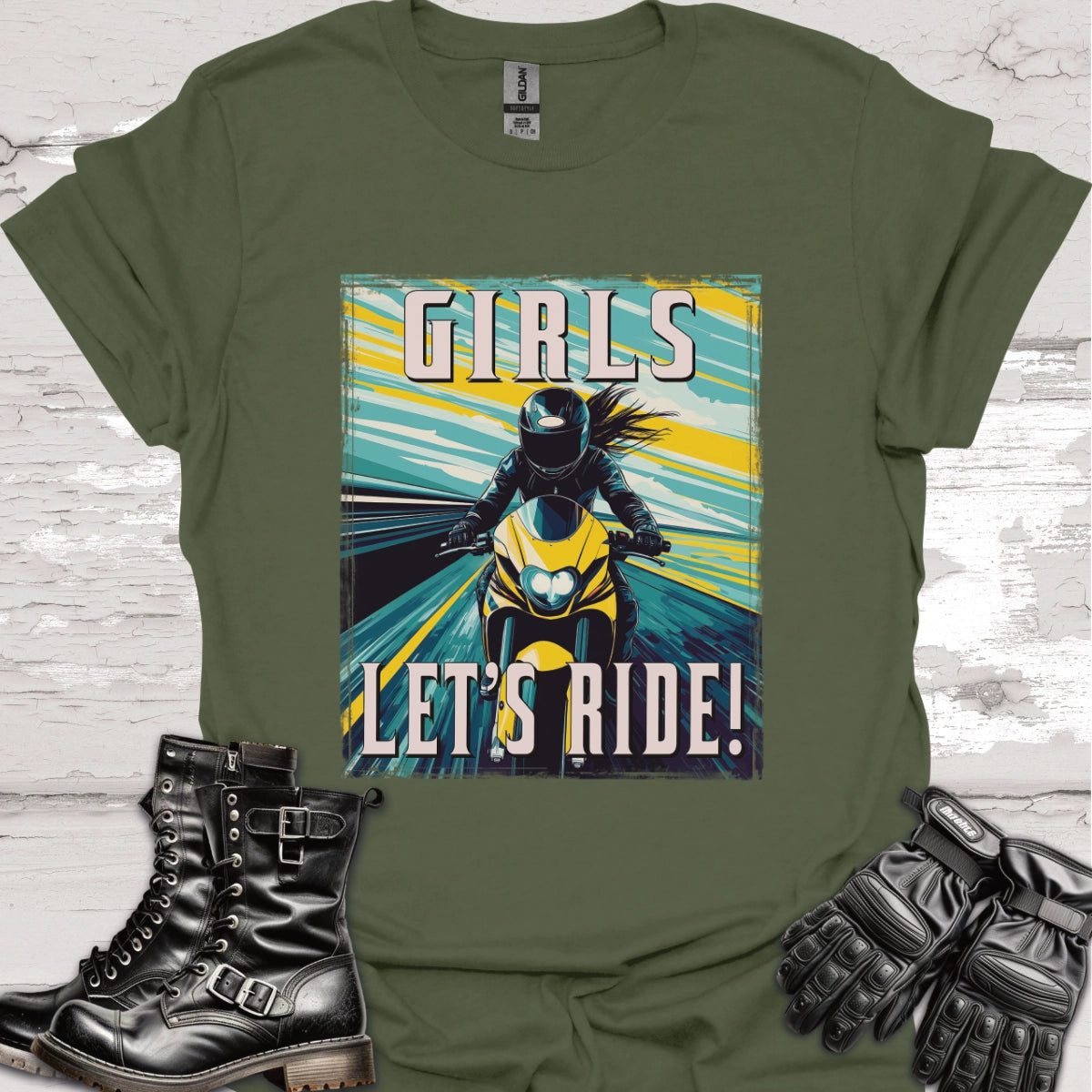 Girls Let's Ride #3 Unisex Softstyle T-Shirt