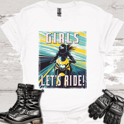 Girls Let's Ride #3 Unisex Softstyle T-Shirt