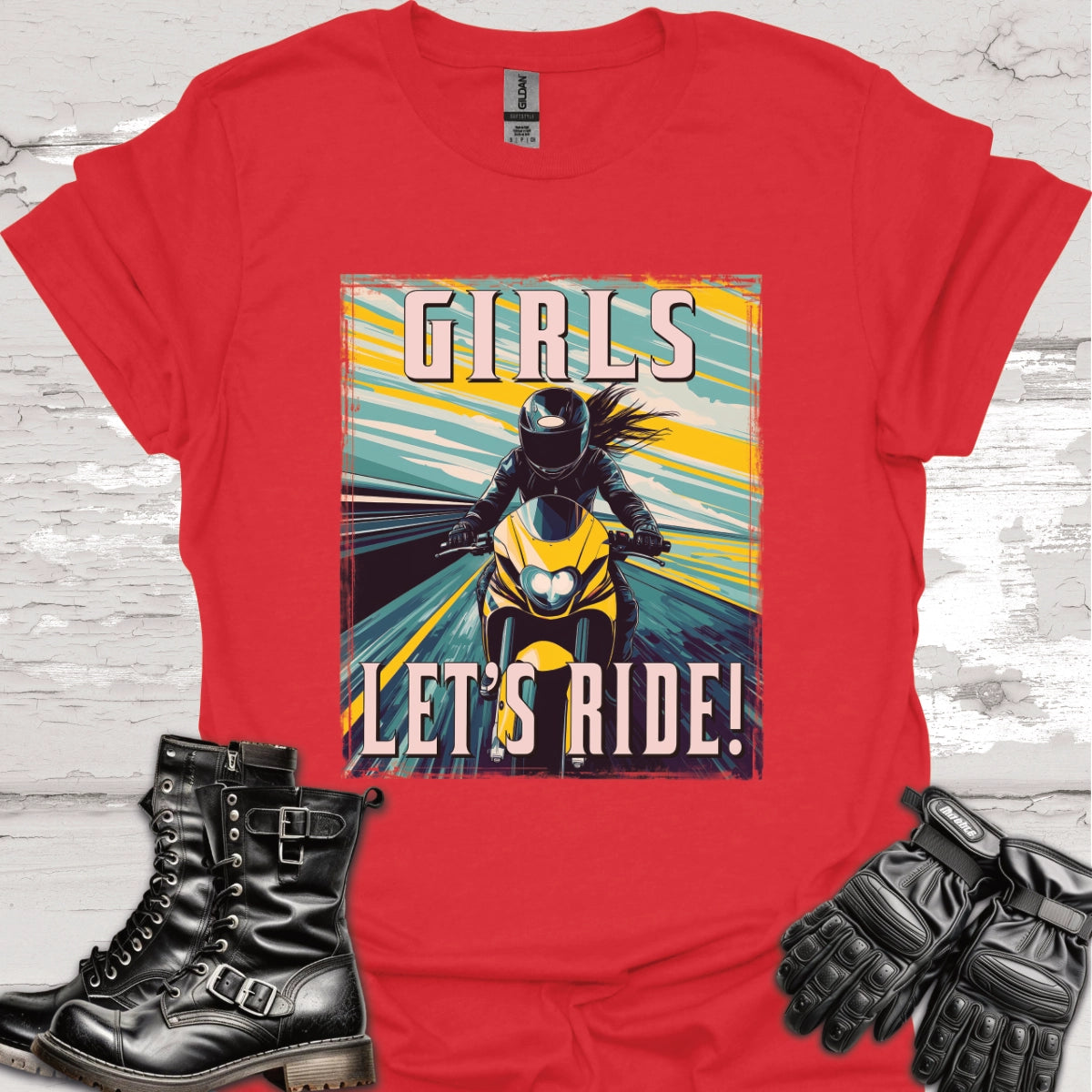 Girls Let's Ride #3 Unisex Softstyle T-Shirt