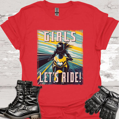 Girls Let's Ride #3 Unisex Softstyle T-Shirt