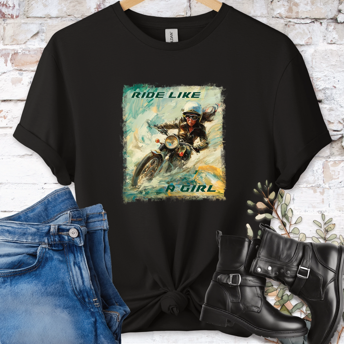 Ride like a Girl #4 Women's T-Shirt