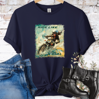 Ride like a Girl #4 Women's T-Shirt
