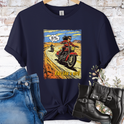 Ride like a Girl #7 Women's T-Shirt