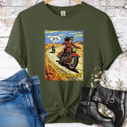 Ride like a Girl #7 Women's T-Shirt